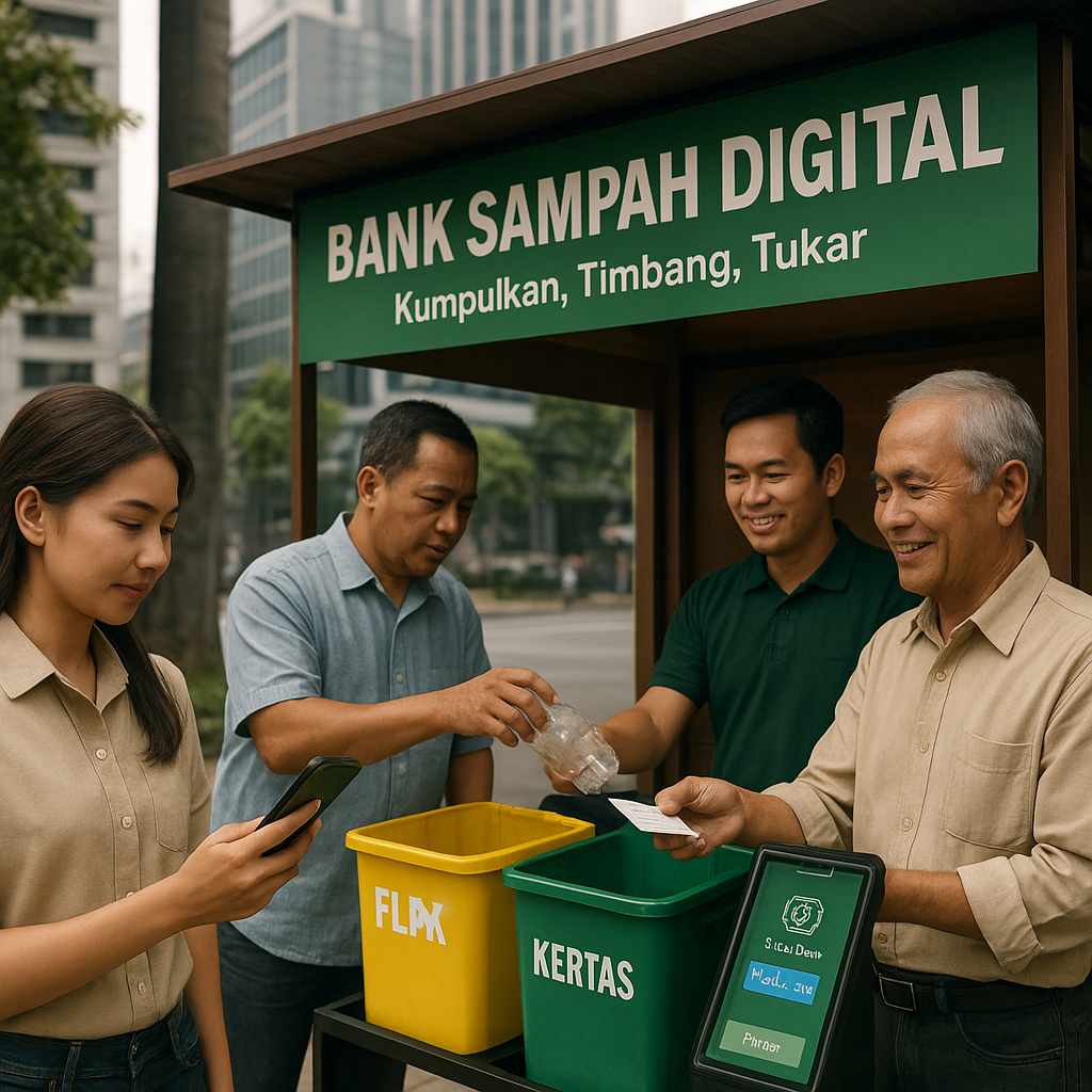 Inisiatif Bank Sampah Digital Meningkatkan Tingkat Daur Ulang di Komunitas Perkotaan