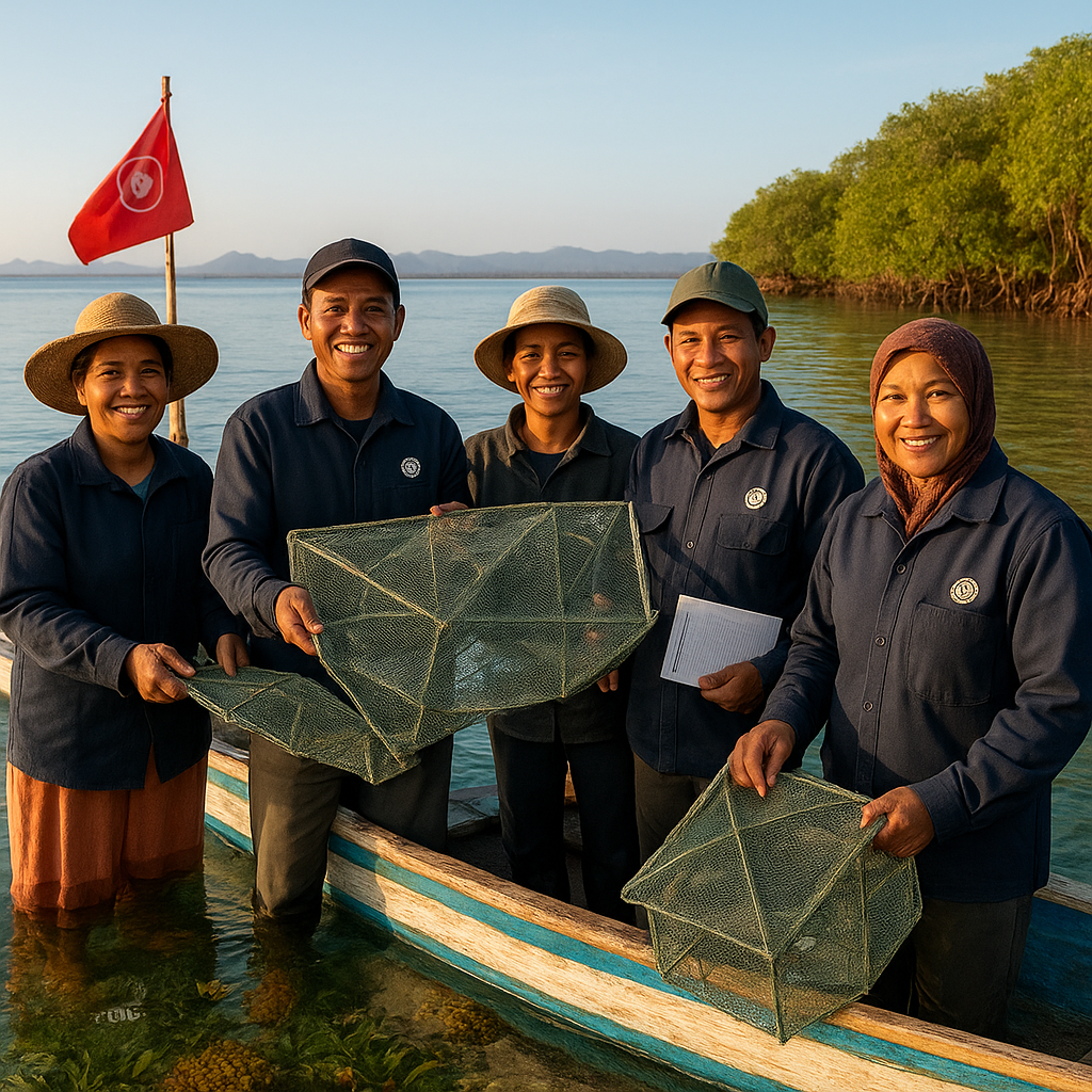 Koperasi Nelayan di Lombok Utara Sukses Terapkan Sistem Tangkap Ikan Ramah Lingkungan 'Bubu Lipat'