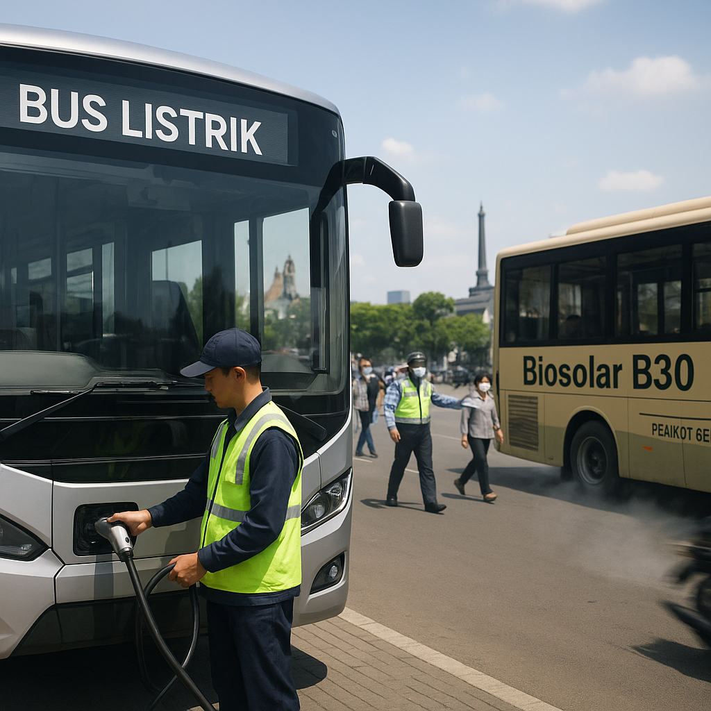 Kota Semarang Terapkan Biosolar B30 dan Bus Listrik untuk Tekan Emisi dan Polusi Udara