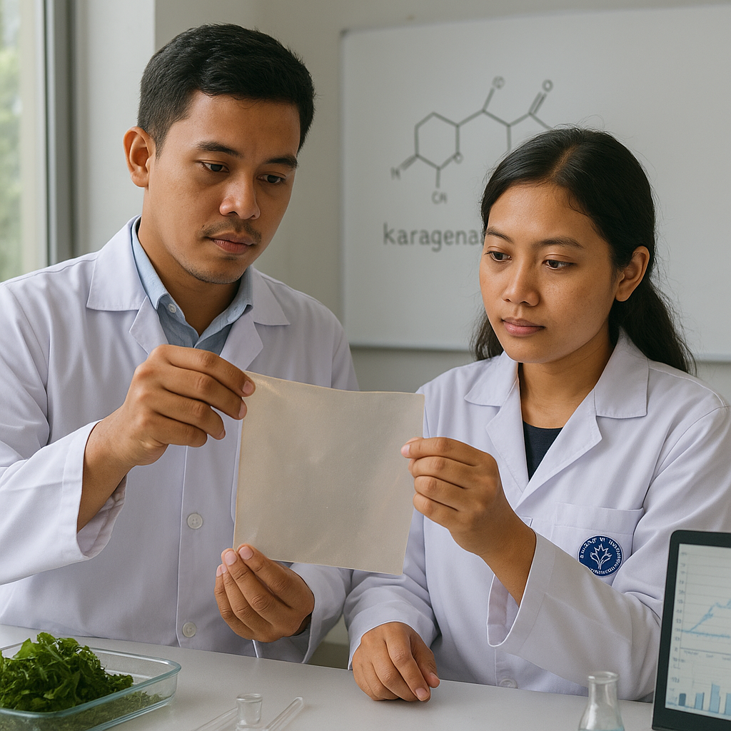 Pengembangan Plastik Biodegradable dari Rumput Laut oleh Peneliti IPB