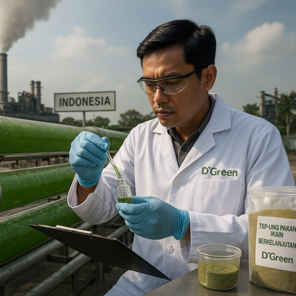 Startup RI Manfaatkan Mikroalga untuk Tangkap Karbon dan Hasilkan Pakan Ikan Berkelanjutan