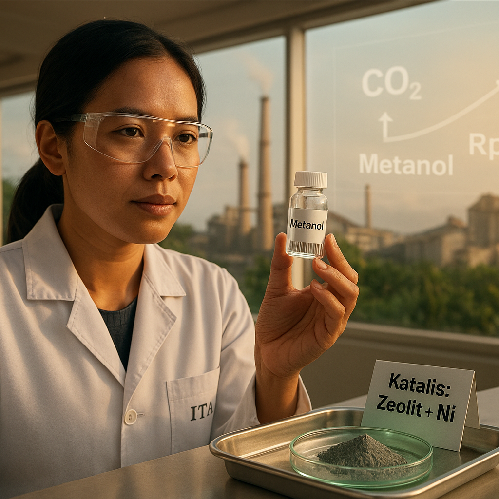 Katalis Ramah Lingkungan Ubah CO2 Jadi Bahan Bakar Sintetis, Solusi Emisi Industri
