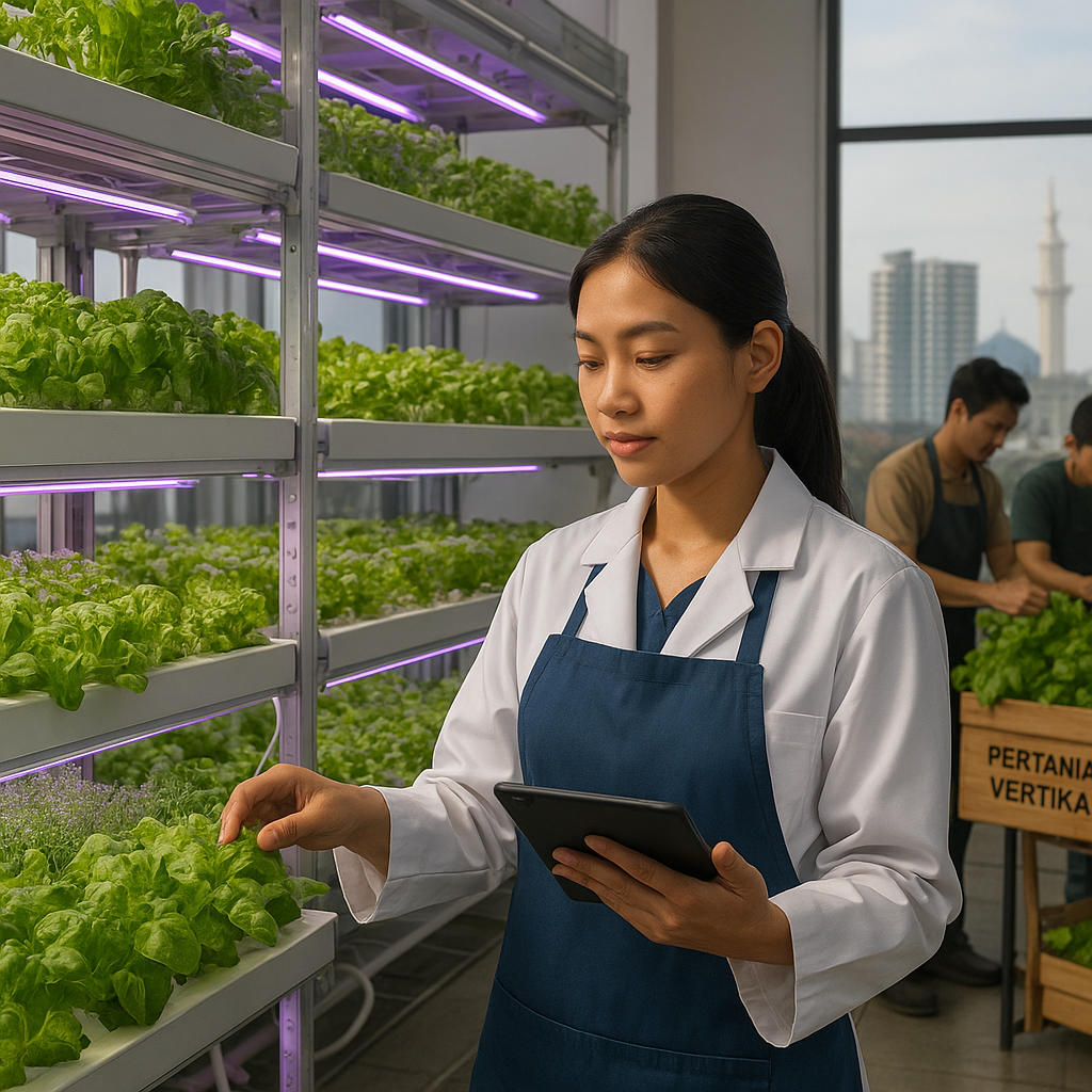 Vertikal Farming di Perkotaan Jawab Keterbatasan Lahan dan Ketahanan Pangan