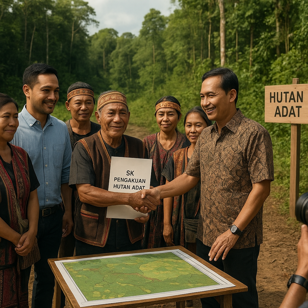Program Masyarakat Adat di Kalimantan Kelola Hutan Berbasis Hukum Adat Kurangi Deforestasi
