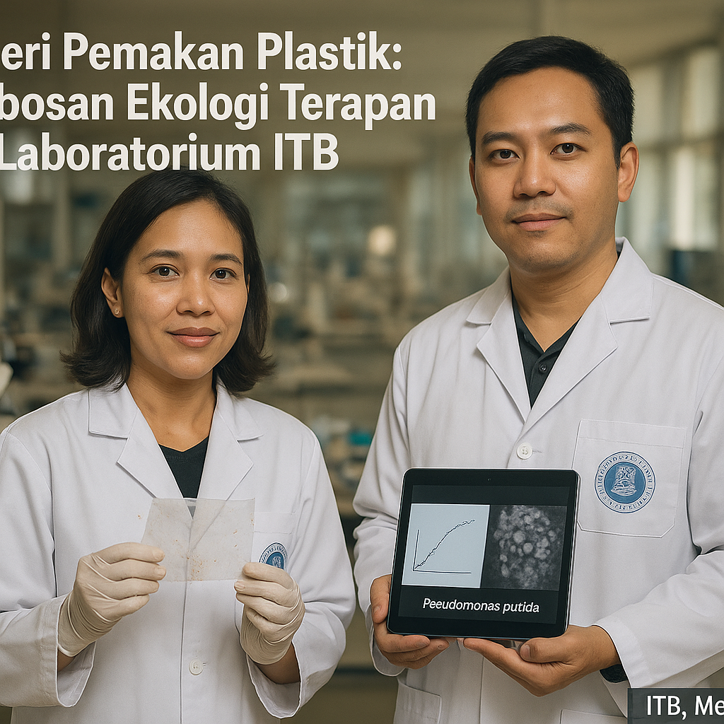 Bakteri Pemakan Plastik: Terobosan Ekologi Terapan dari Laboratorium ITB