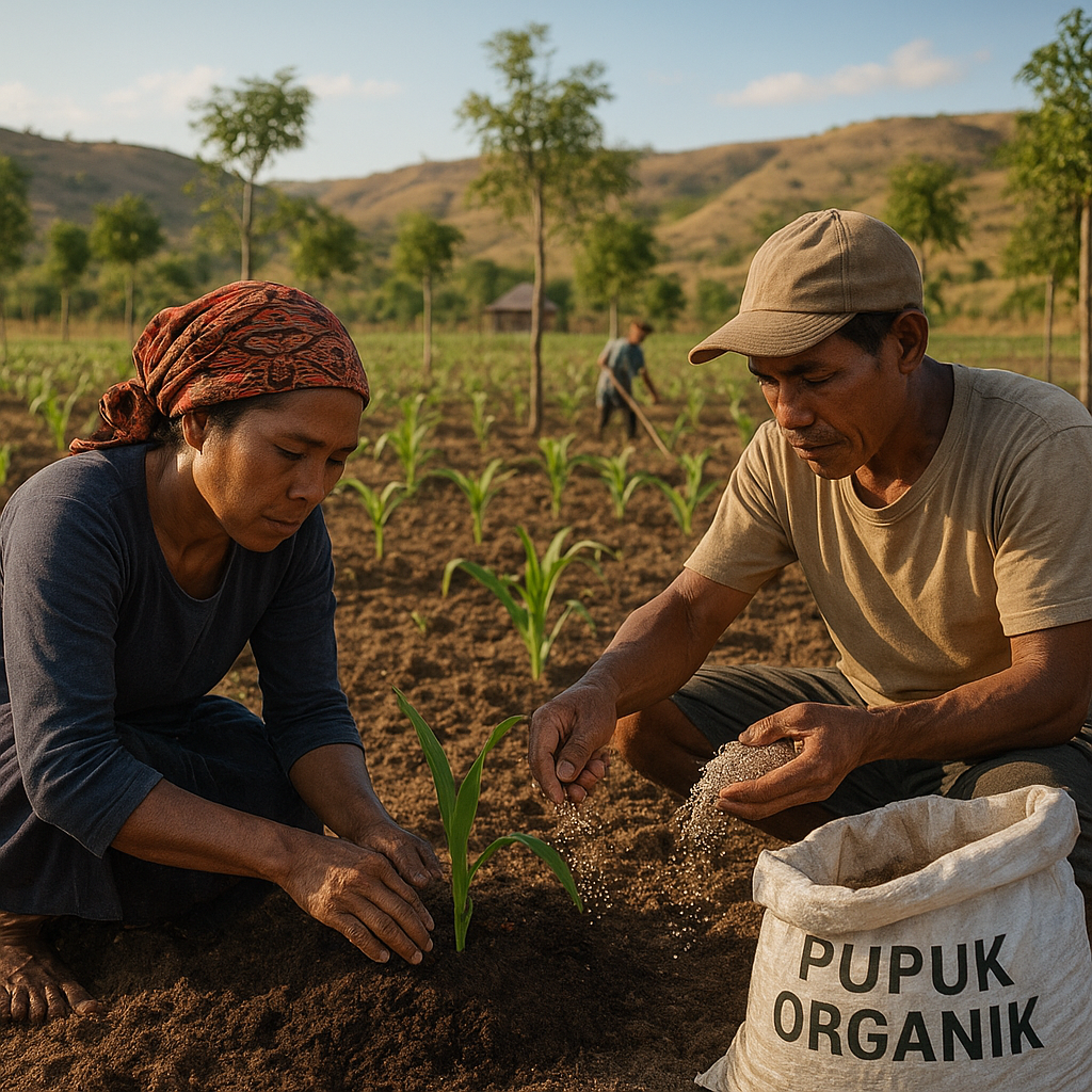 Pertanian Regeneratif di NTT: Pupuk Organik dan Agroforestri Pulihkan Lahan Kering