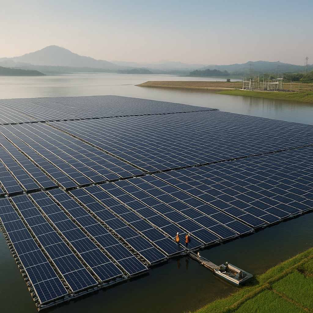 Panel Surya Terapung di Waduk Jatiluhur: Energi Bersih tanpa Alih Fungsi Lahan