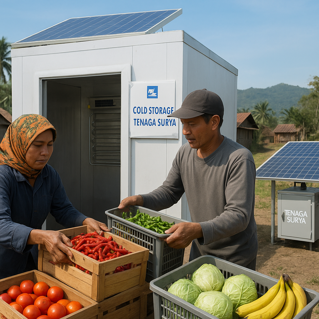 Teknologi Cold Storage Tenaga Surya untuk Kurangi Susut Pasca Panen di Daerah Terpencil