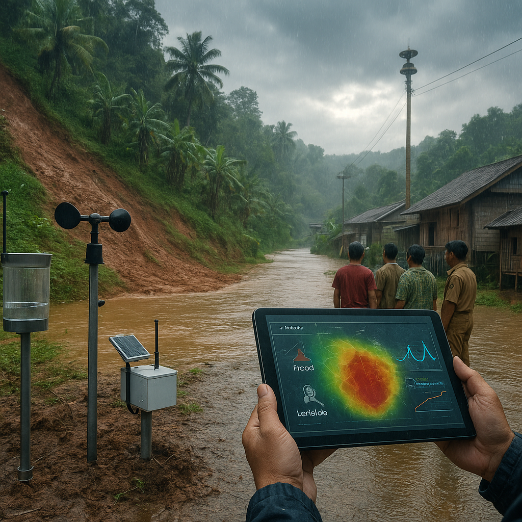 Sistem Peringatan Dini Banjir dan Longsor Berbasis Sensor dan Kecerdasan Buatan di Daerah Rawan