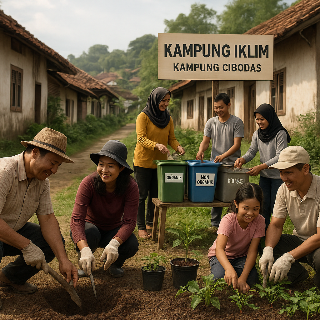 Kampung Iklim di Jawa Barat Wujudkan Ketahanan Masyarakat Hadapi Perubahan Iklim