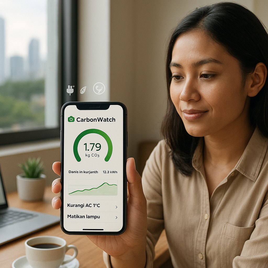 Startup Lokal Rilis Aplikasi Pantau Jejak Karbon dari Konsumsi Listrik Harian