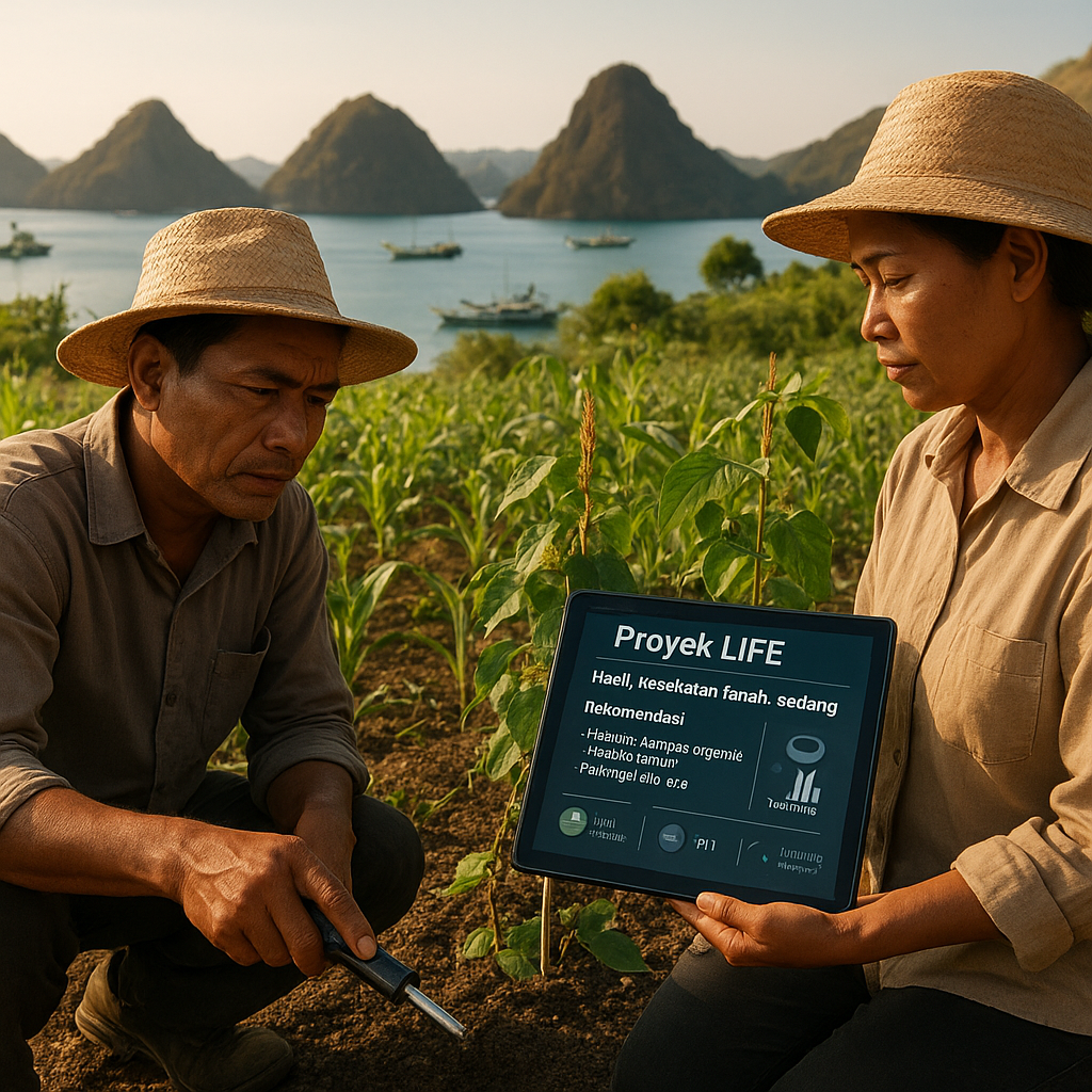 Proyek LIFE: Inovasi Pertanian Regeneratif Berbasis AI untuk Pemulihan Tanah di Labuan Bajo