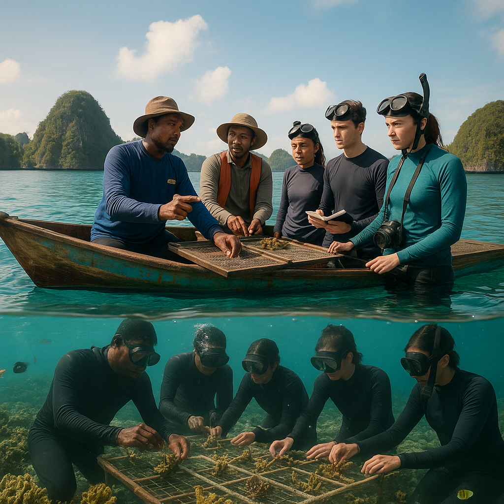 Kemitraan Nelayan dan Ekowisata Berbasis Restorasi Terumbu Karang di Raja Ampat
