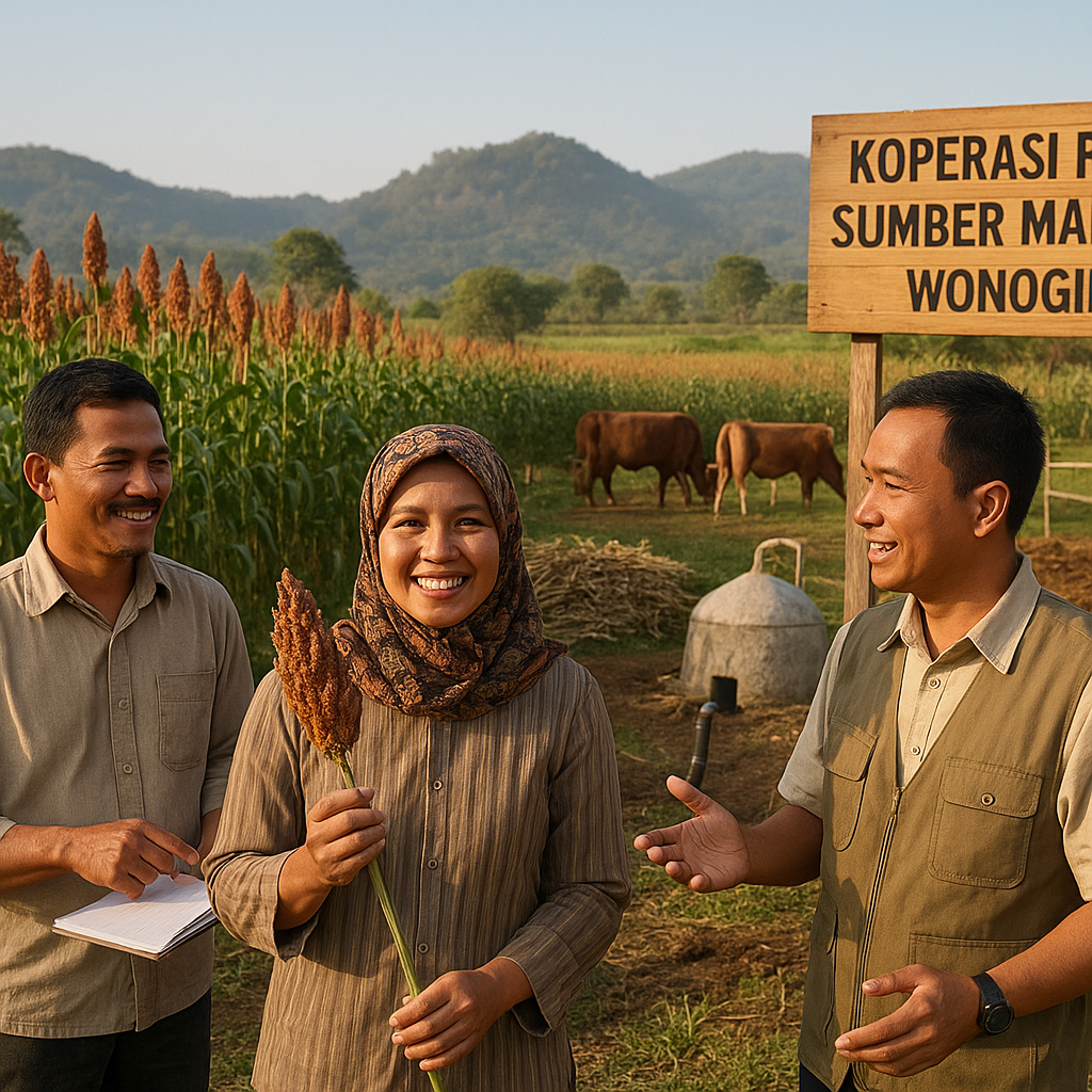 Koperasi Petani di Wonogiri Kembangkan Pertanian Terintegrasi Sapi-Sorgum untuk Ketahanan Pangan dan Energi