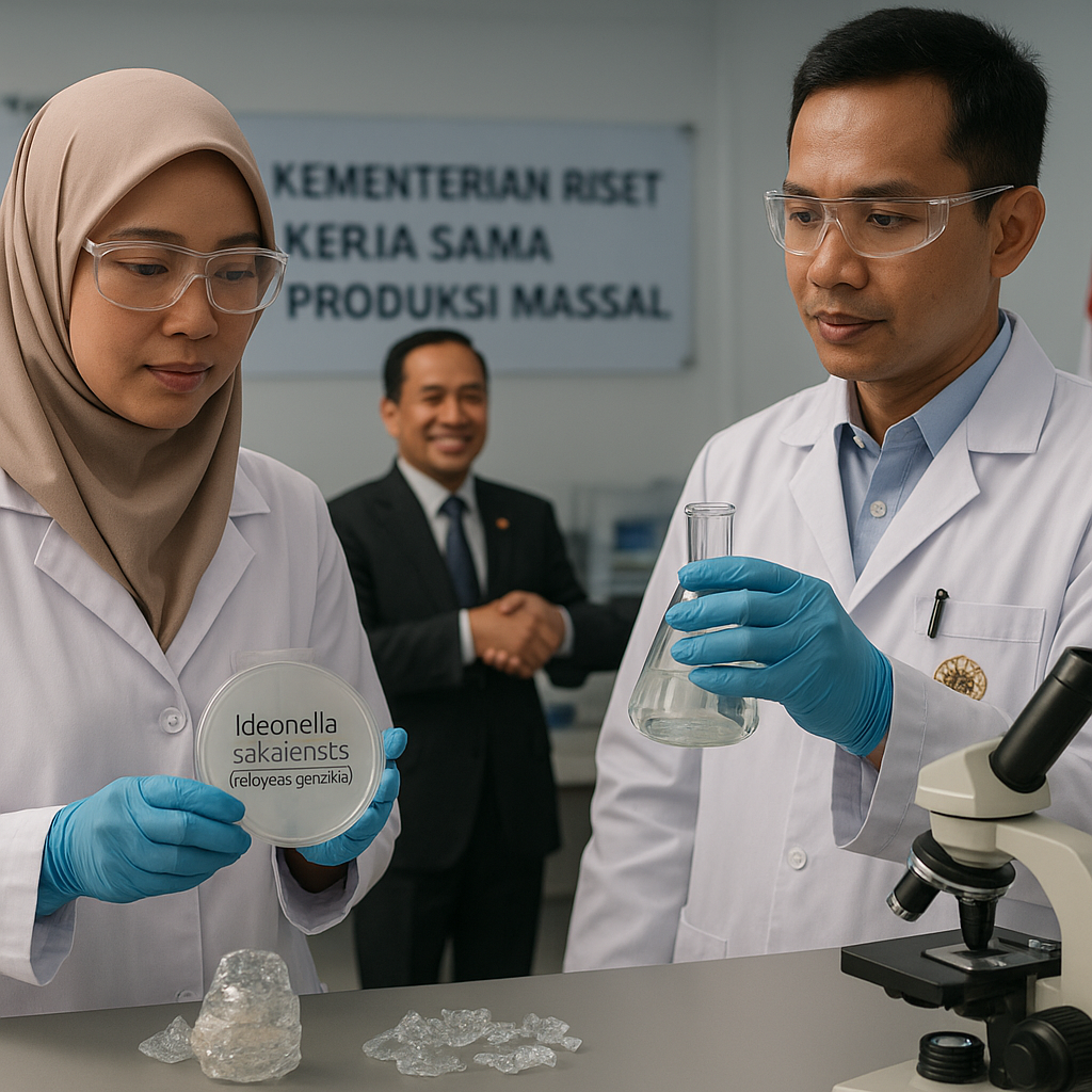 Mikroba Pengurai Plastik Asal Indonesia Segera Diproduksi Massal untuk Atasi Polusi
