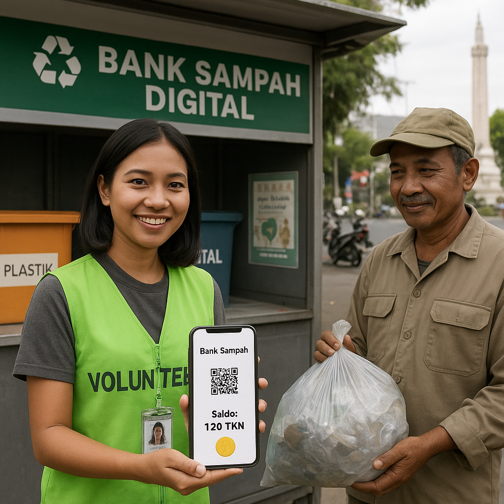 Bank sampah digital dengan token kripto mendorong ekonomi sirkular di Surabaya