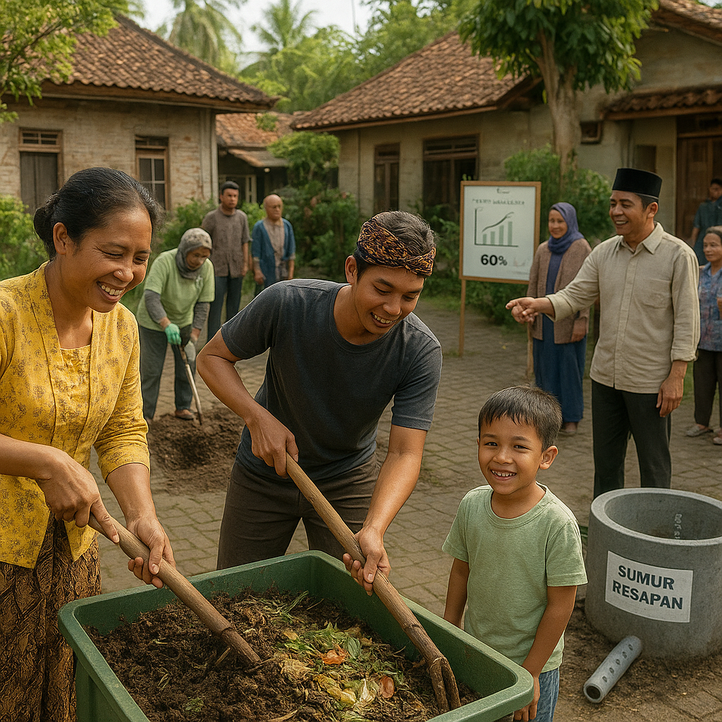 Kampung Iklim di Yogyakarta Sukses Kurangi Sampah dan Kelola Air Mandiri