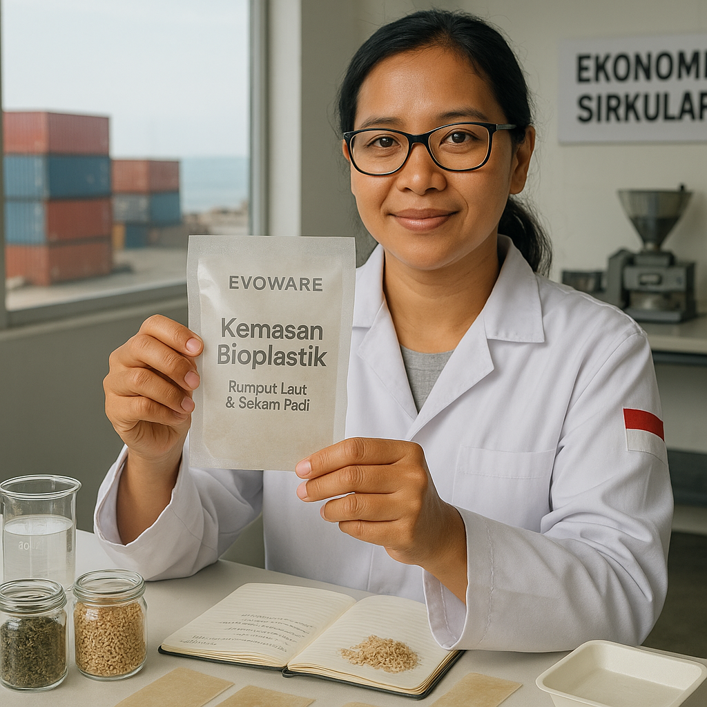 Startup Indonesia Kembangkan Bioplastik dari Rumput Laut dan Limbah Pertanian