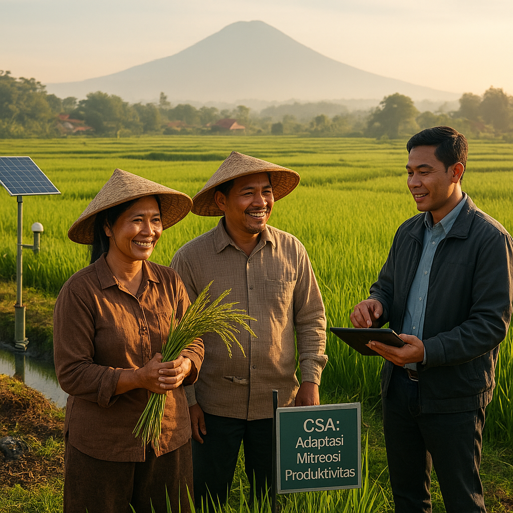 Teknologi 'Climate-Smart Agriculture' Tingkatkan Produktivitas Padi di Lahan Rawan Iklim