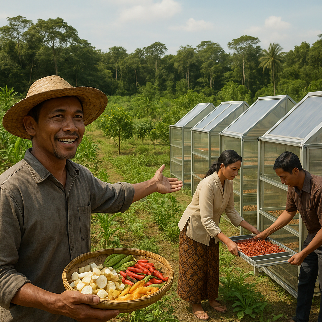 Program 'Food Estate' Berbasis Agroforestri di Kalimantan Dikombinasikan dengan Solar Dryer untuk Pengolahan Hasil