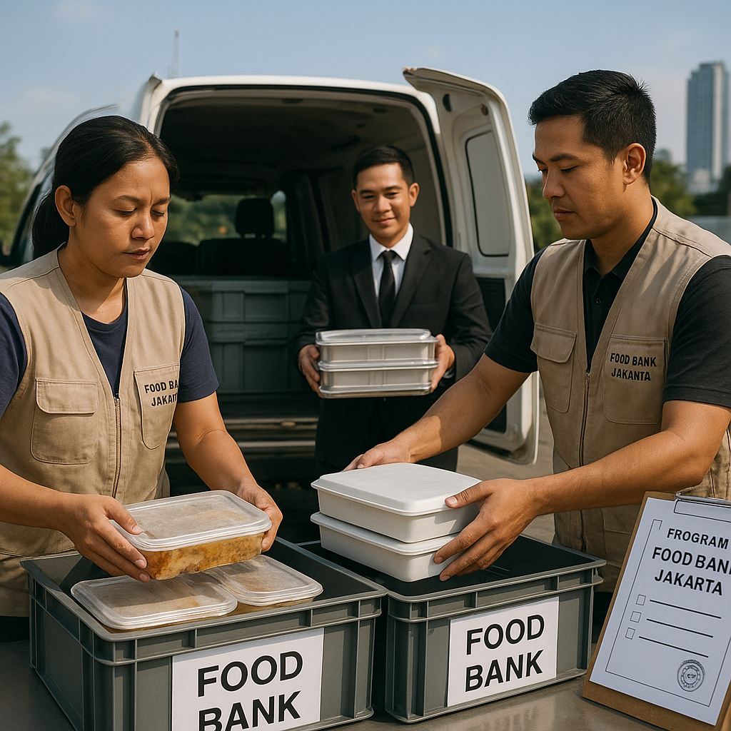 Program 'Food Bank' Jakarta Selamatkan Makanan Layak Konsumsi dari Hotel dan Katering