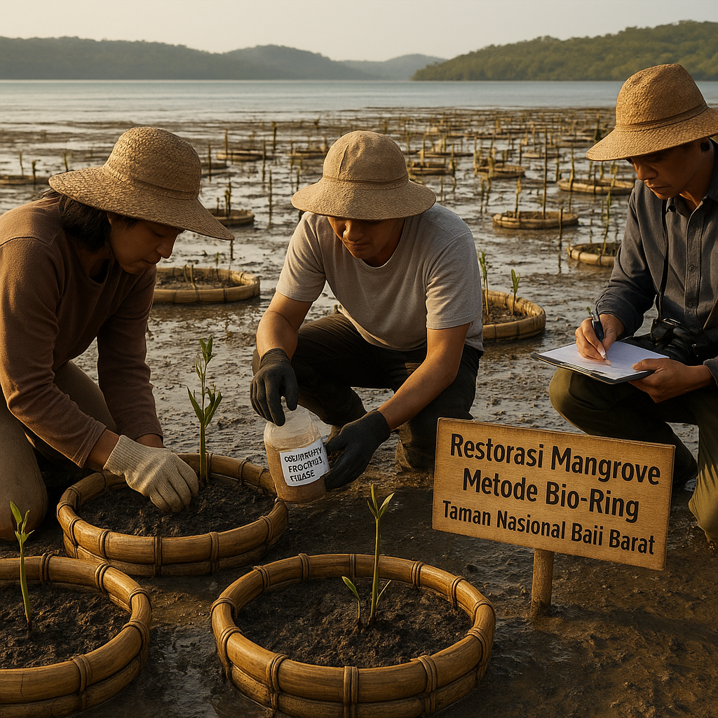 Restorasi Mangrove dengan Metode 'Bio-Ring' di Bali Pulihkan 200 Hektar dalam Setahun