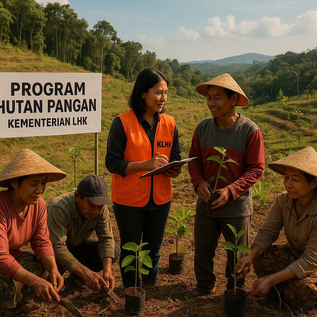 Program 'Hutan Pangan' Kementerian LHK Pulihkan Lahan Kritis dan Beri Nilai Ekonomi