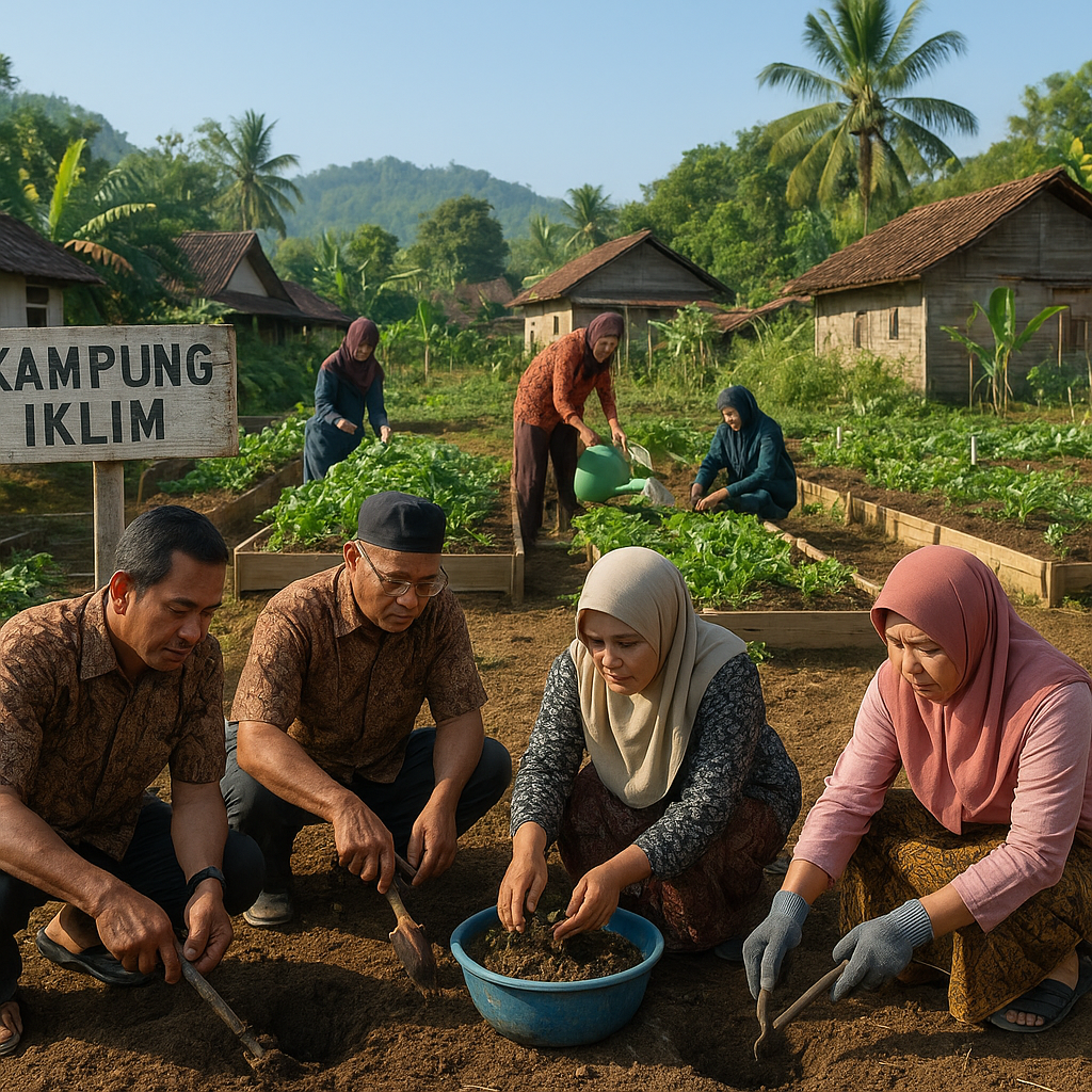 Kampung Iklim Berbasis Komunitas Wujudkan Adaptasi Perubahan Iklim di Tingkat Akar Rumput