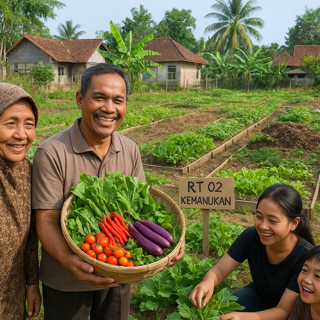 Sulap Lahan Mati Jadi Kebun Produktif, Warga Kemanukan Purworejo Petik Hasilnya