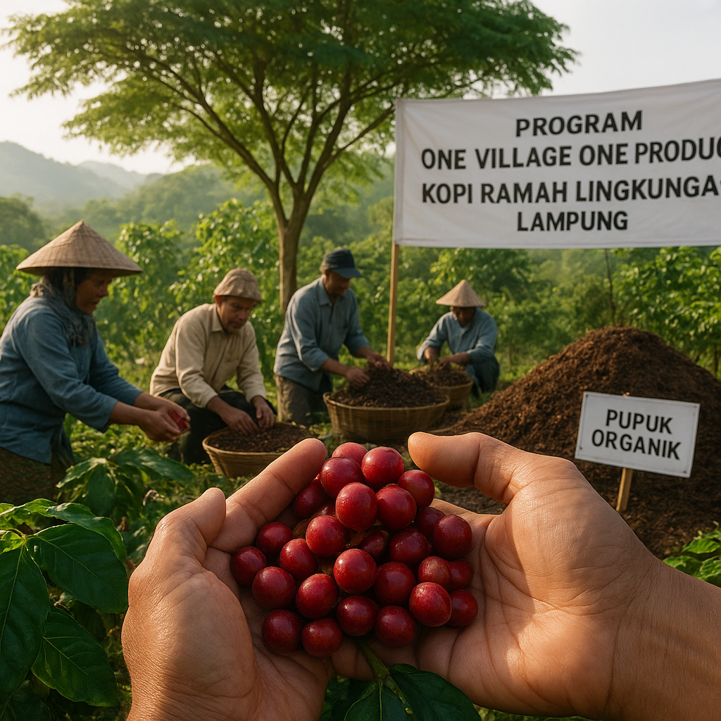 Program 'One Village One Product' Berbasis Kopi Ramah Lingkungan di Lampung