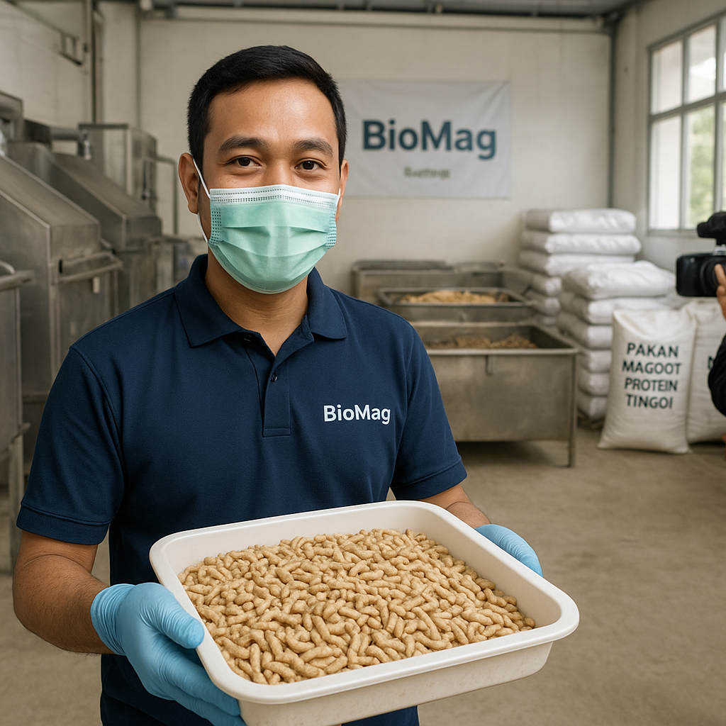 Maggot Jadi Solusi Atasi Sampah Organik dan Pakan Ternak