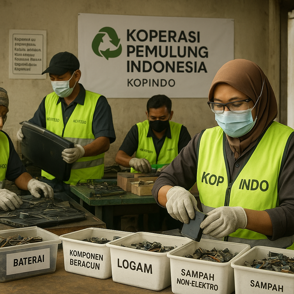 Koperasi di Yogyakarta Kelola Sampah Elektronik, Kurangi Racun dan Ciptakan Ekonomi