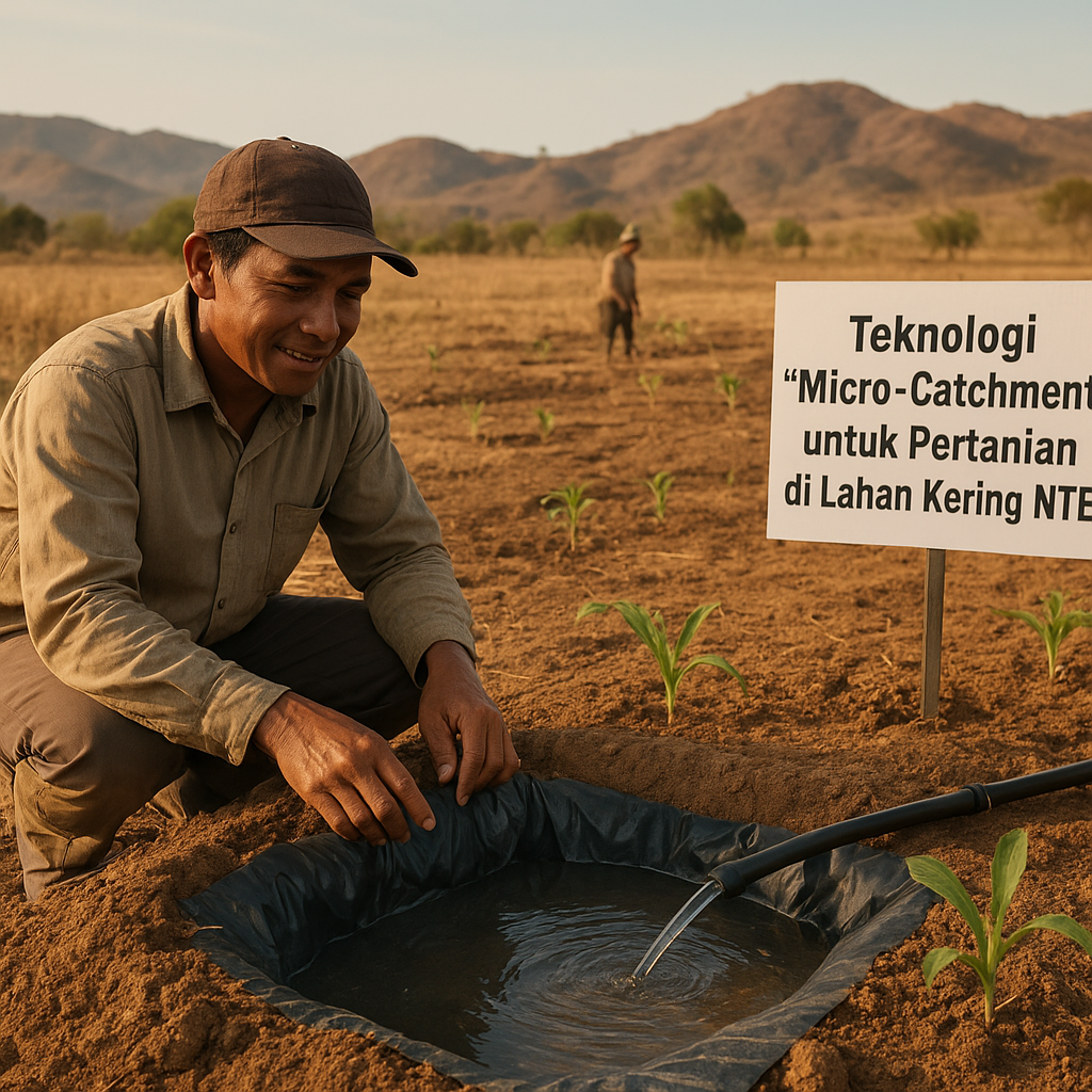 Teknologi 'Micro-Catchment' untuk Pertanian di Lahan Kering NTB