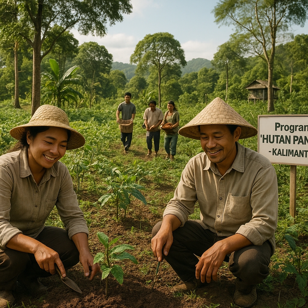 Program 'Hutan Pangan' di Kalimantan Pulihkan Lahan Terdegradasi dan Beri Mata Pencaharian