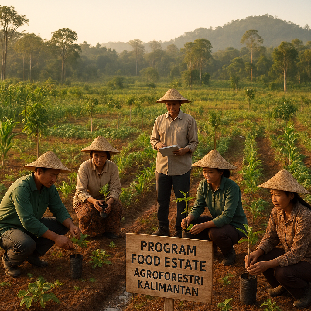 Program "Food Estate" Berbasis Agroforestri di Kalimantan Gabungkan Pohon, Pangan, dan Pemulihan Lahan