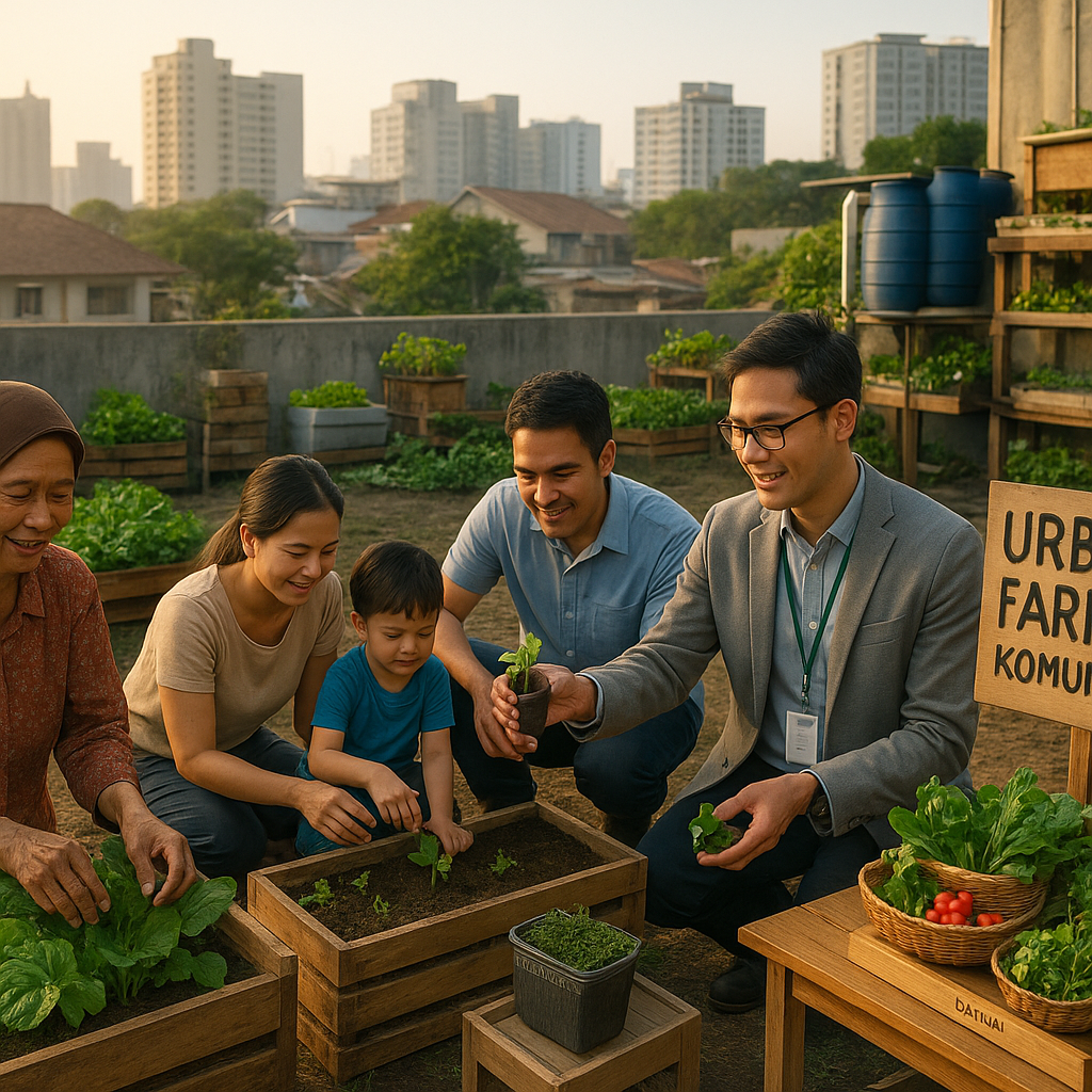 Bukan Sekadar Menanam, Urban Farming Berbasis Komunitas Jadi Solusi Pangan dan Sosial Warga Kota