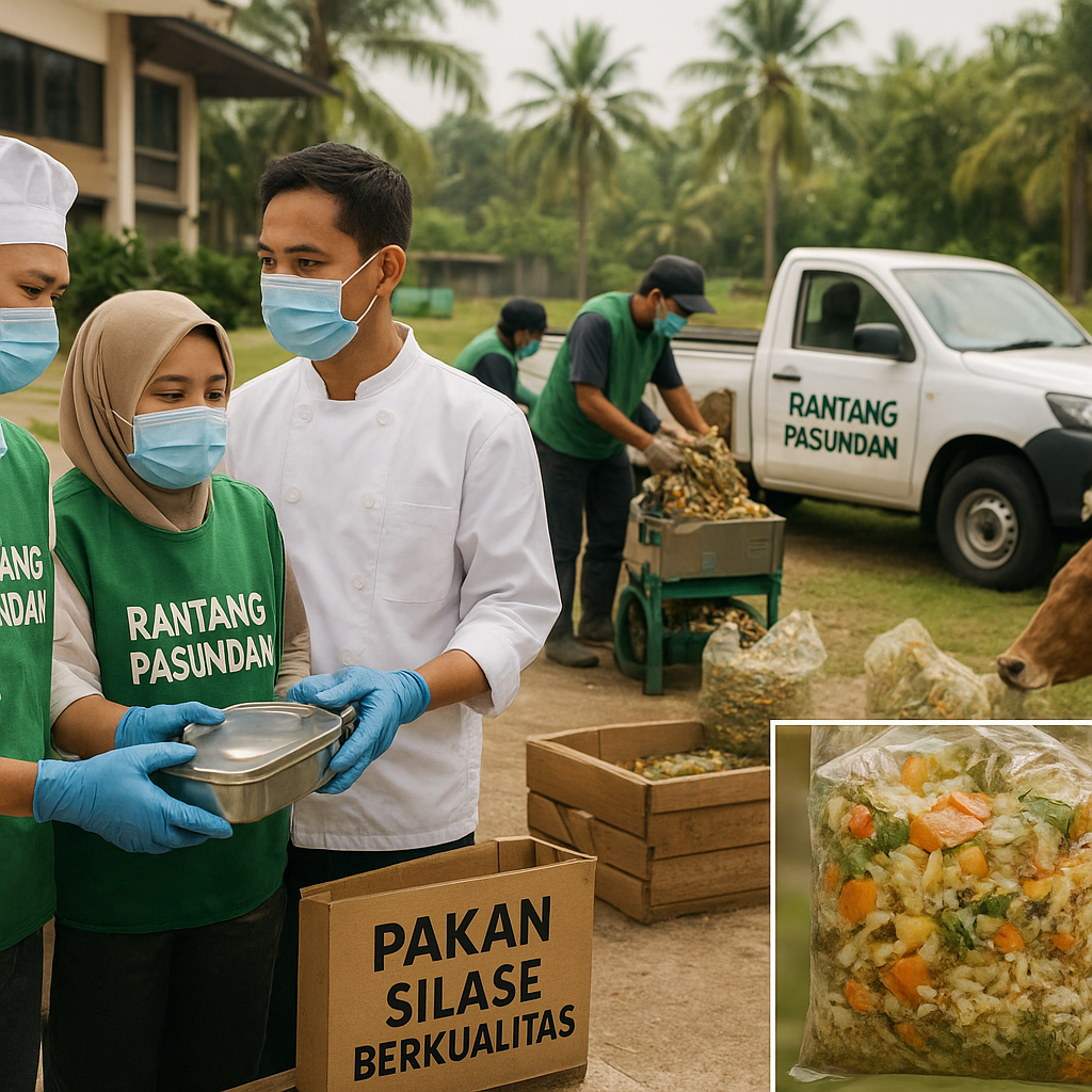 Startup Rantang Pasundan Sulap Limbah Makanan Jadi Pakan Ternak Berkualitas
