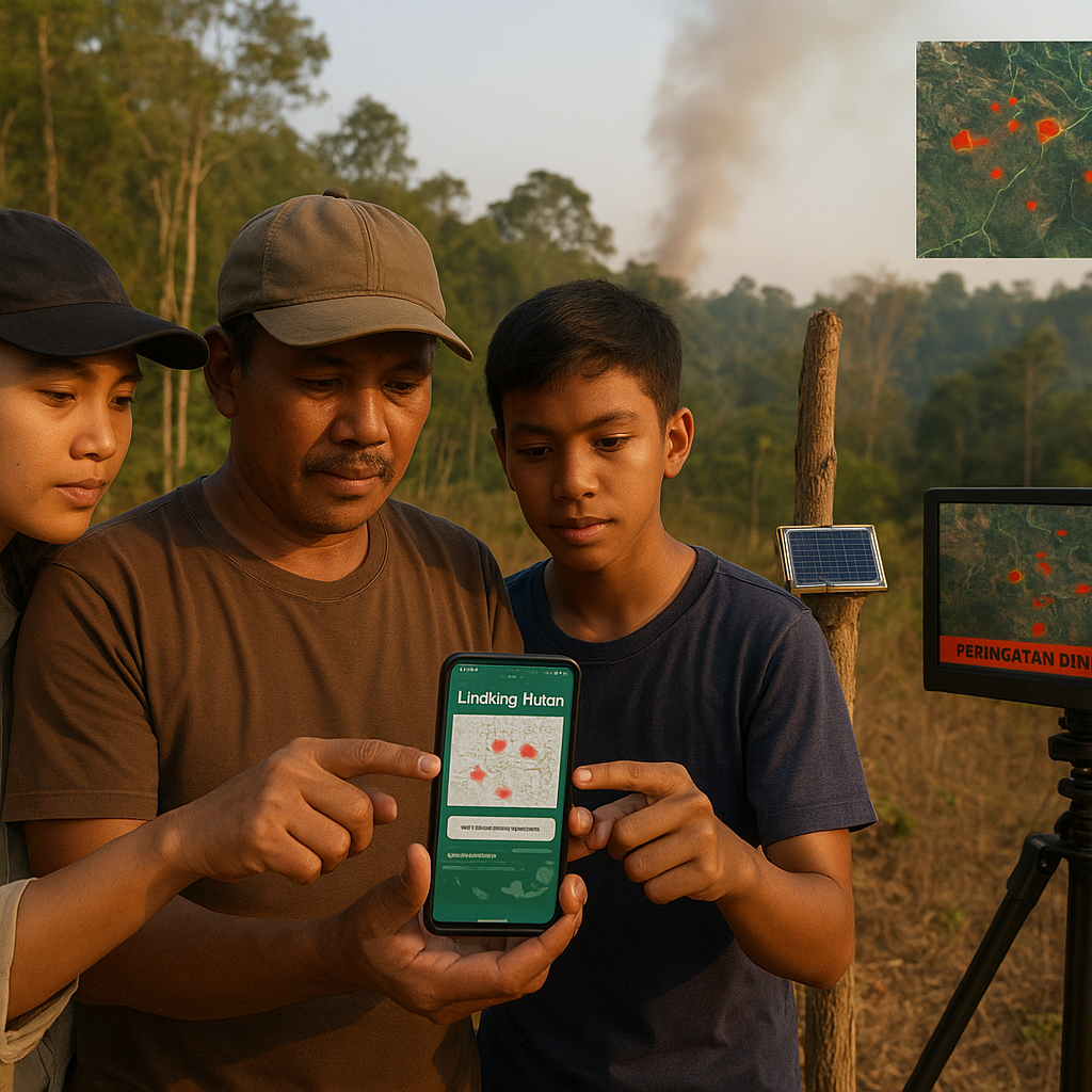 Aplikasi 'Lindungi Hutan' Kembangkan Sistem Early Warning Kebakaran Berbasis Partisipasi Masyarakat