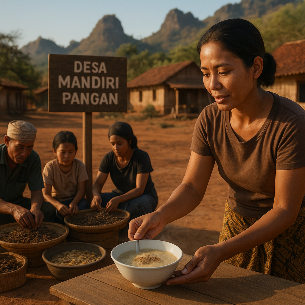 Desa Mandiri Pangan di NTT Kembangkan Sumber Protein Lokal dari Serangga