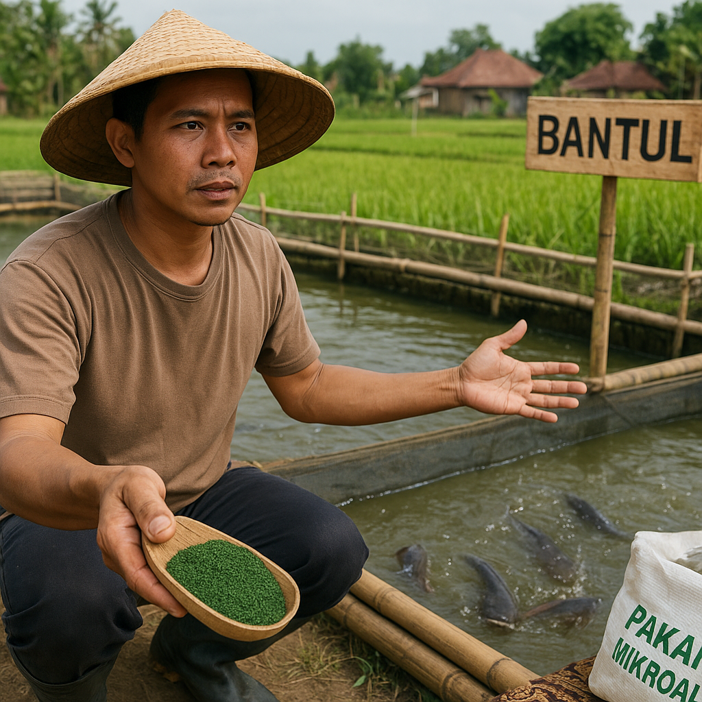 Mikroalga Spiral Sebagai Pakan Alternatif untuk Meningkatkan Ketahanan Pangan Ikan Lele di Bantul