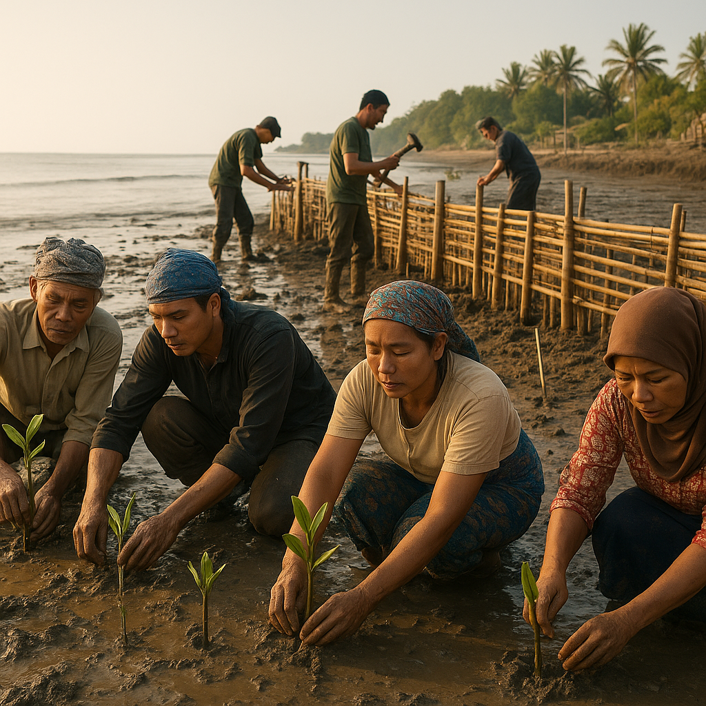 Program Restorasi Mangrove Libatkan Masyarakat Adat Pulihkan Ekosistem Pesisir dan Cegah Abrasi