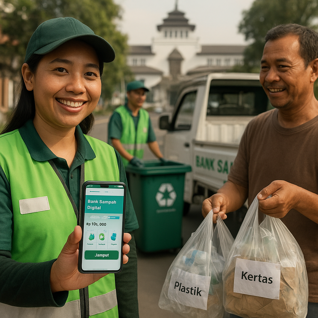 Aplikasi Bank Sampah Digital Dorong Daur Ulang