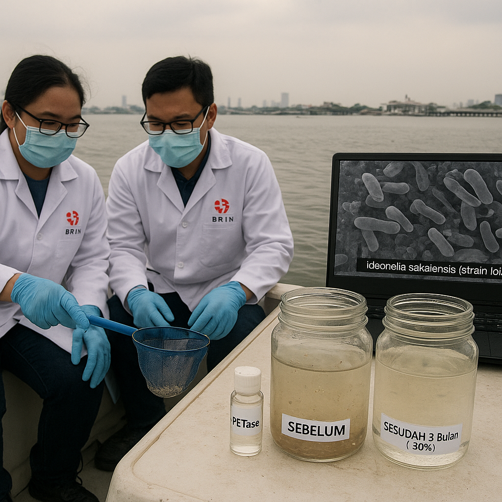 Bakteri Pengurai Plastik Temuan BRIN Berpotensi Atasi Sampah Mikroplastik di Laut