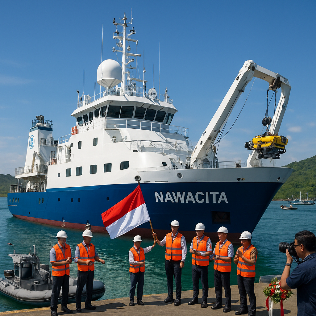 Peluncuran Kapal Riset 'Nawacita' untuk Eksplorasi dan Konservasi Laut Berkelanjutan