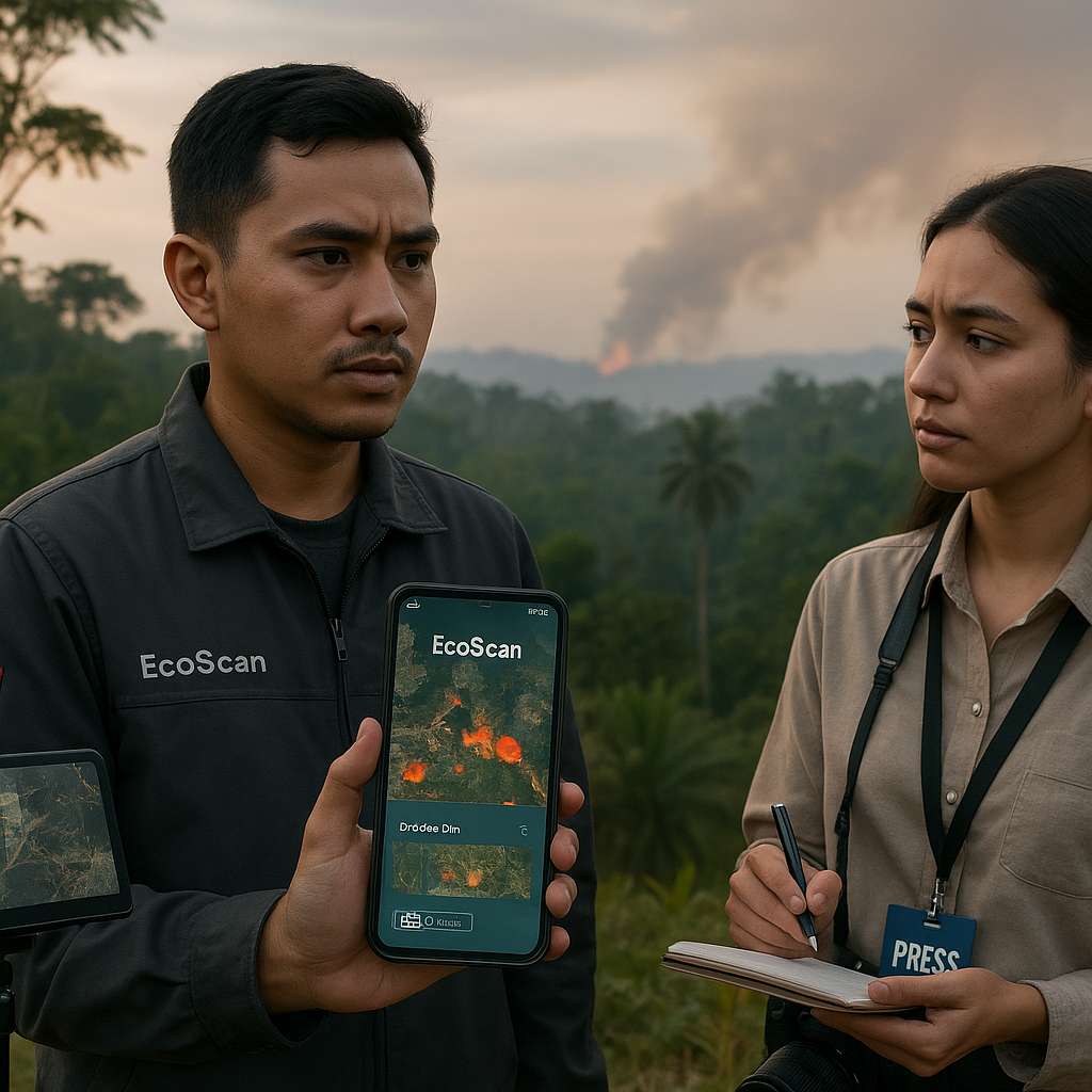 Startup Rilis Aplikasi 'EcoScan' untuk Deteksi Dini Kebakaran Hutan via AI