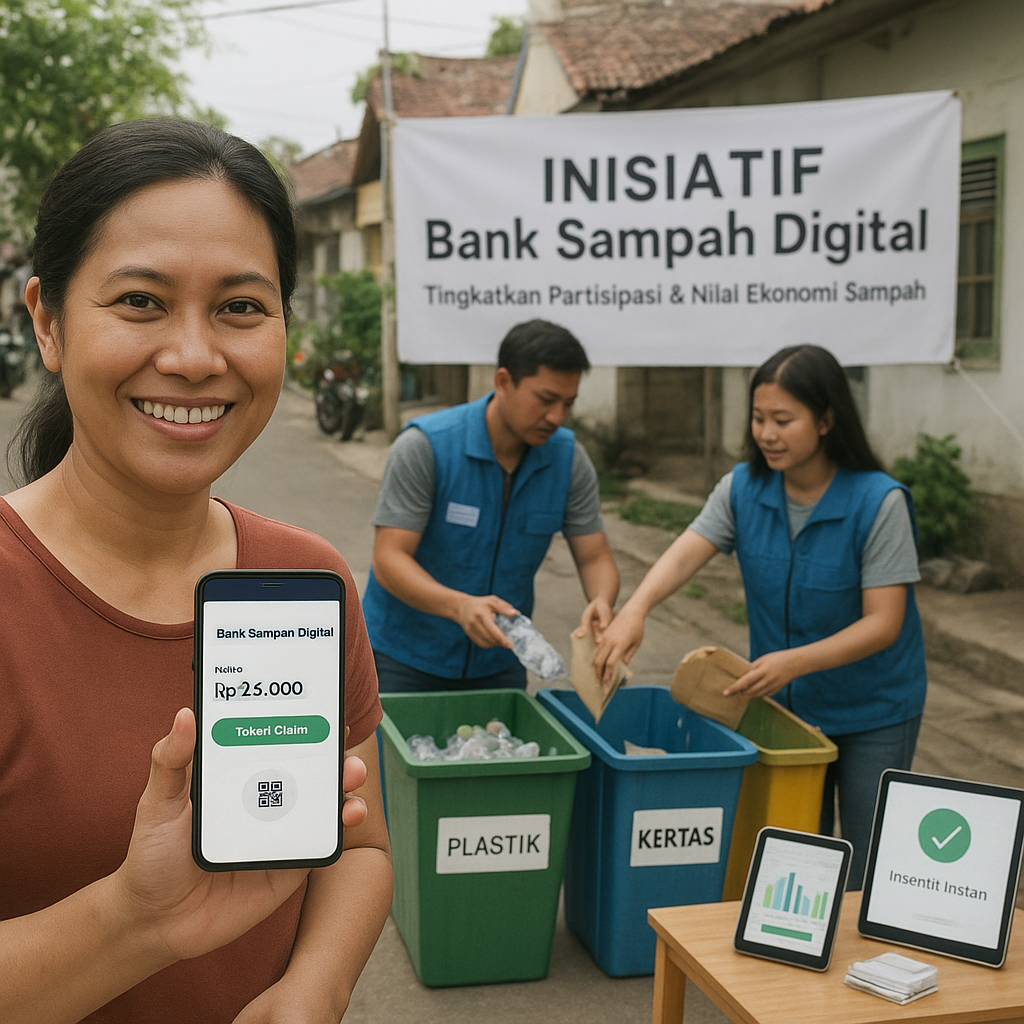 Inisiatif Bank Sampah Digital Tingkatkan Partisipasi dan Nilai Ekonomi Sampah