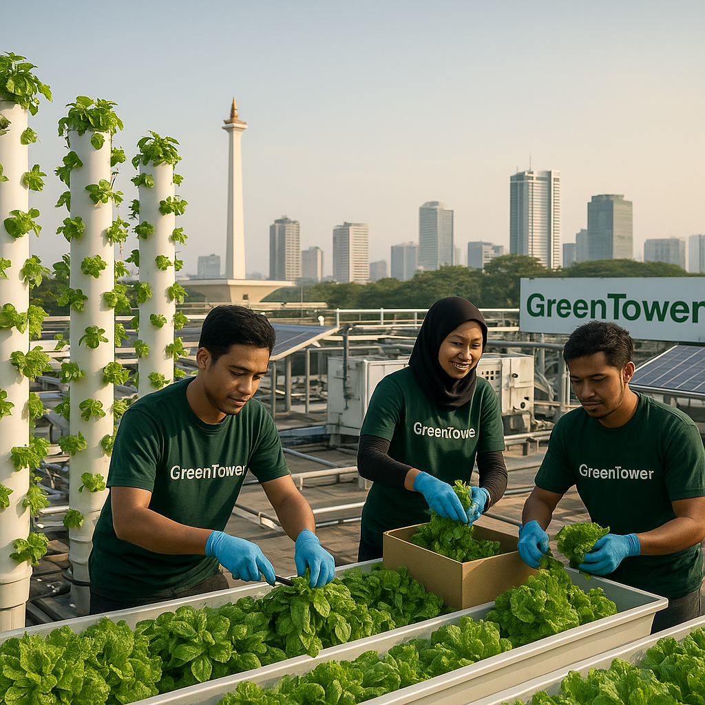 Vertical Farming Sukses Kurangi Ketergantungan Pangan Impor di Jakarta