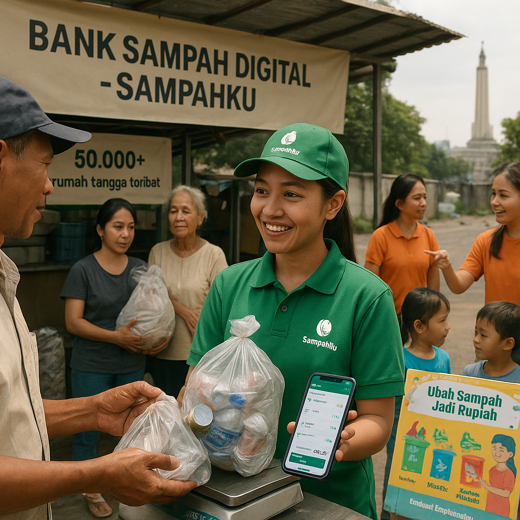 Bank Sampah Digital di Surabaya: Transformasi Sampah Jadi Rupiah dan Edukasi Lingkungan