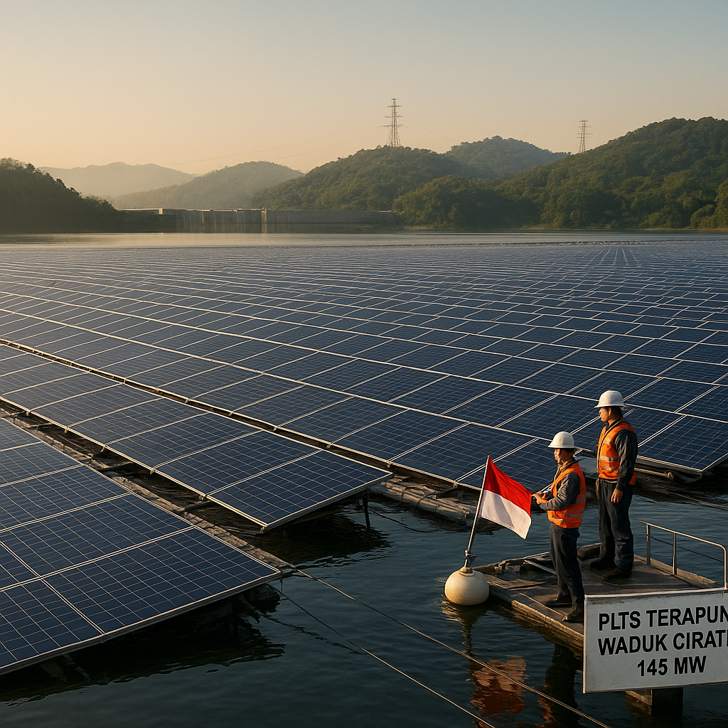 PLTS Terapung di Waduk Cirata: Energi Bersih Skala Besar untuk Jawa Barat