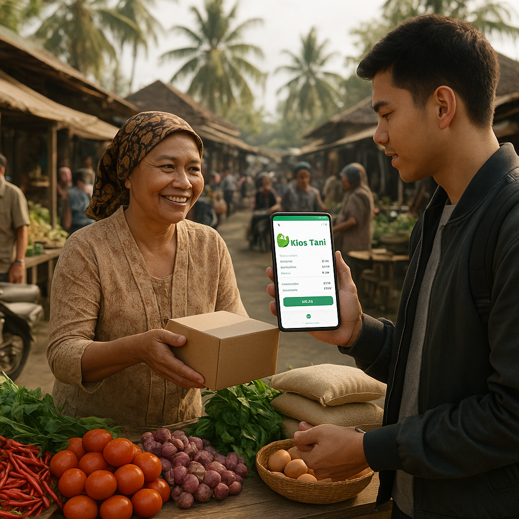 Platform 'Kios Tani' Digitalisasi Pemasaran Produk Petani Skala Kecil